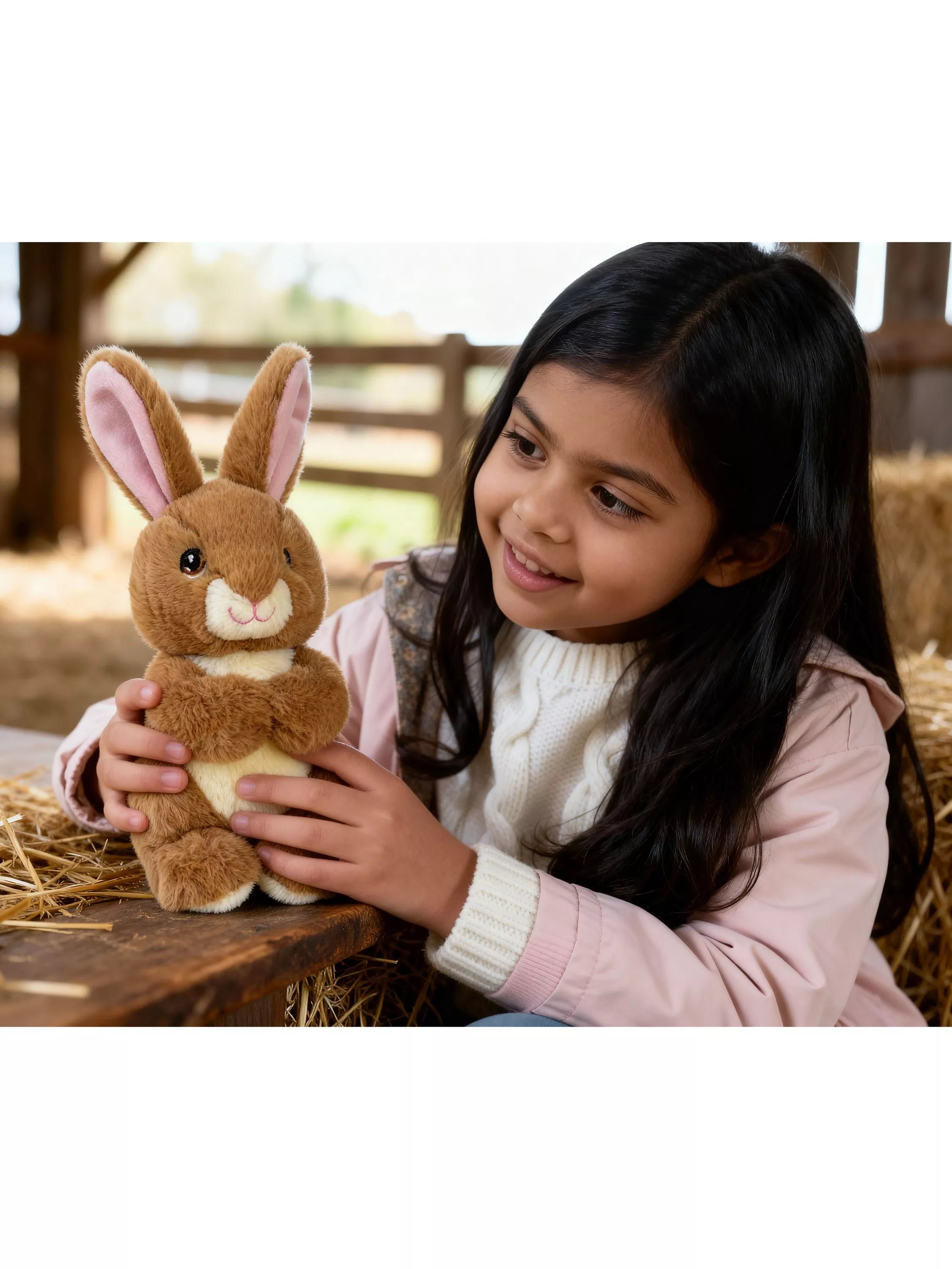 Keel Toys rabbit soft toy 18cm, UK version