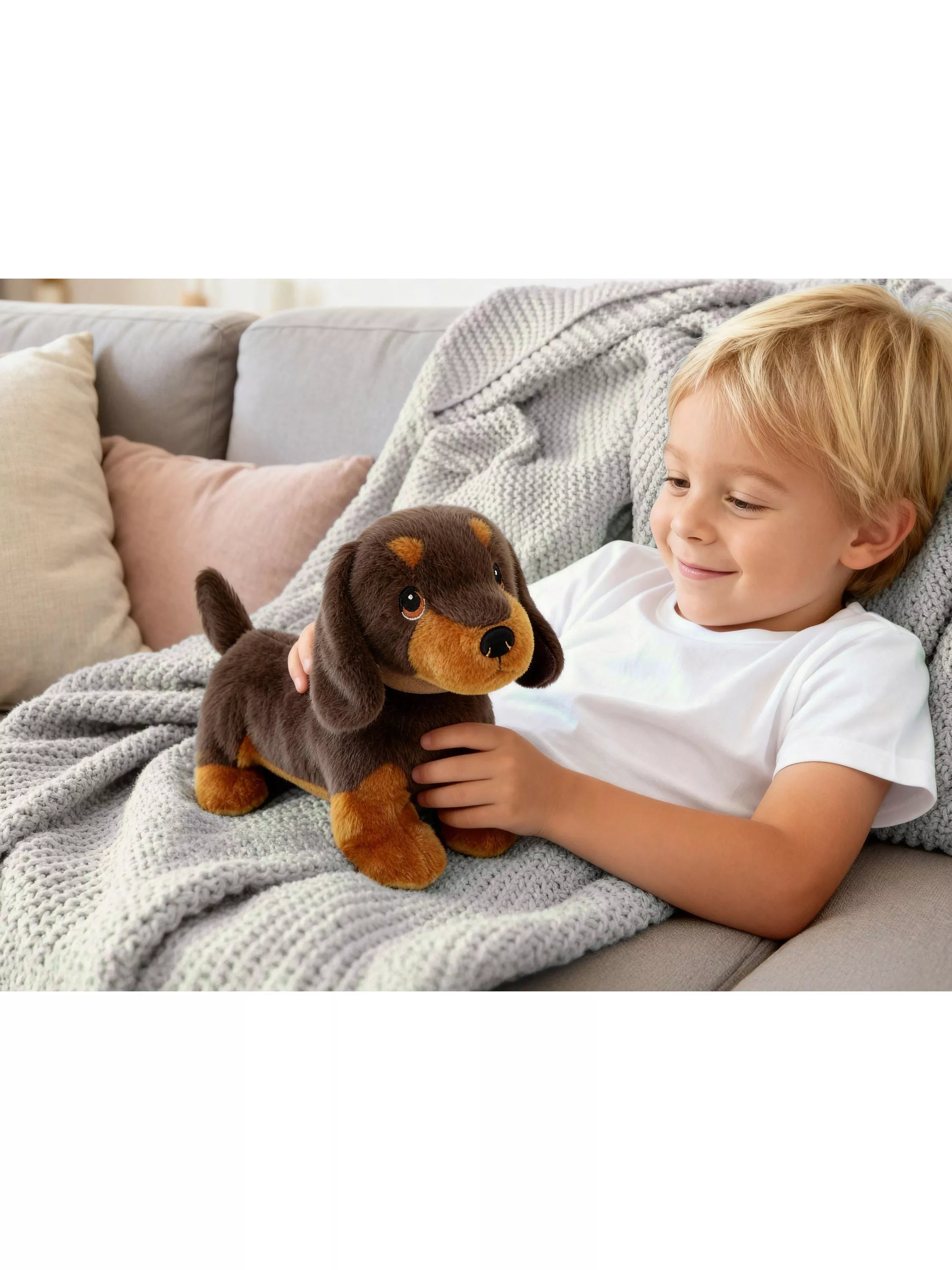 Keel Toys Dachshund Soft Toy 23cm, UK version