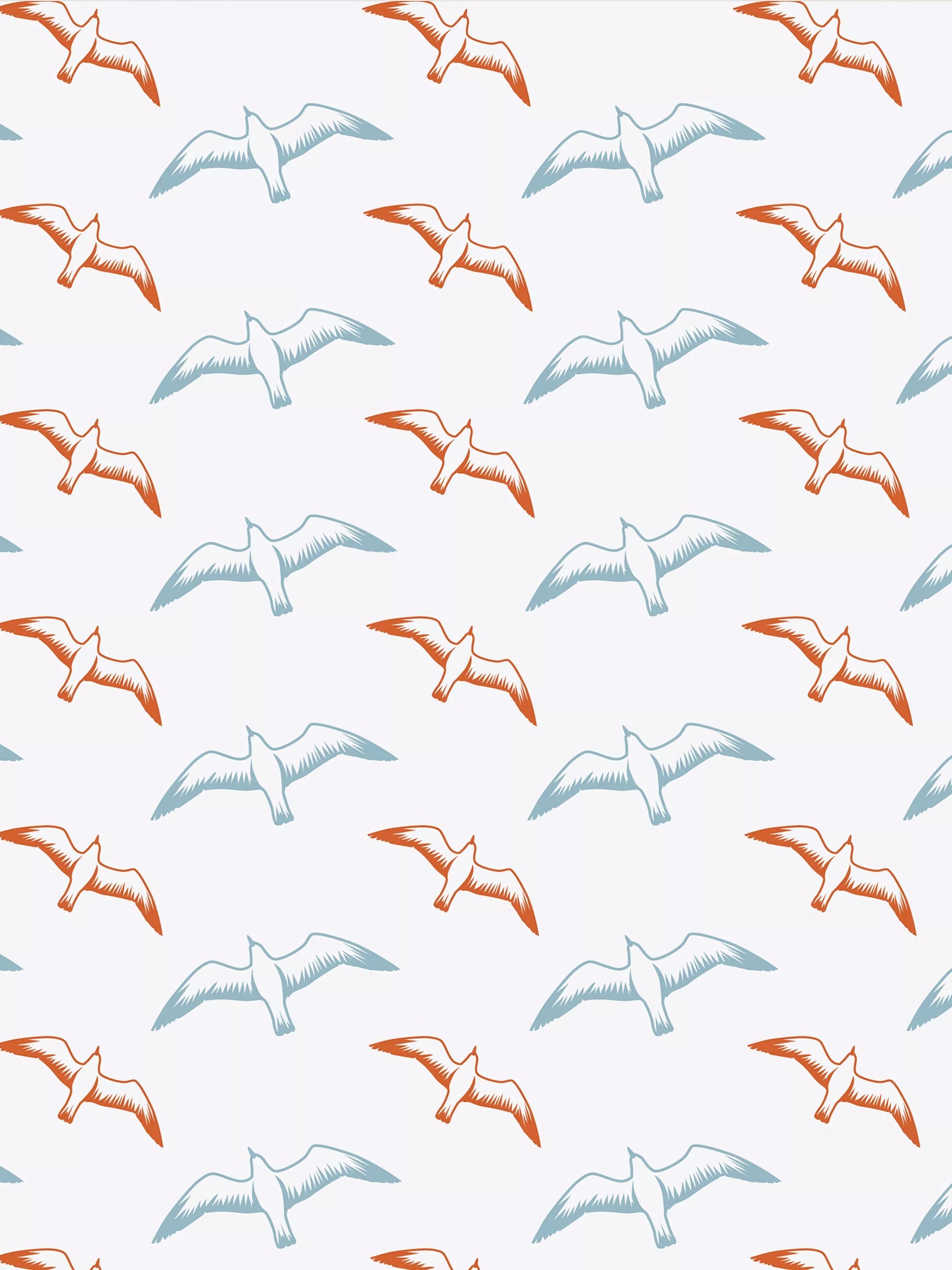 Mini Moderns Gulls wallpaper Chalkhill Blue roll, UK version