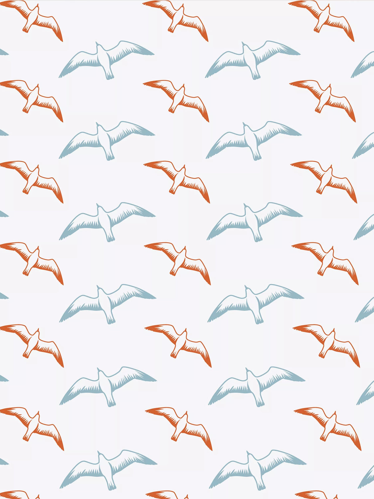 Mini Moderns Gulls wallpaper Chalkhill Blue roll, UK version