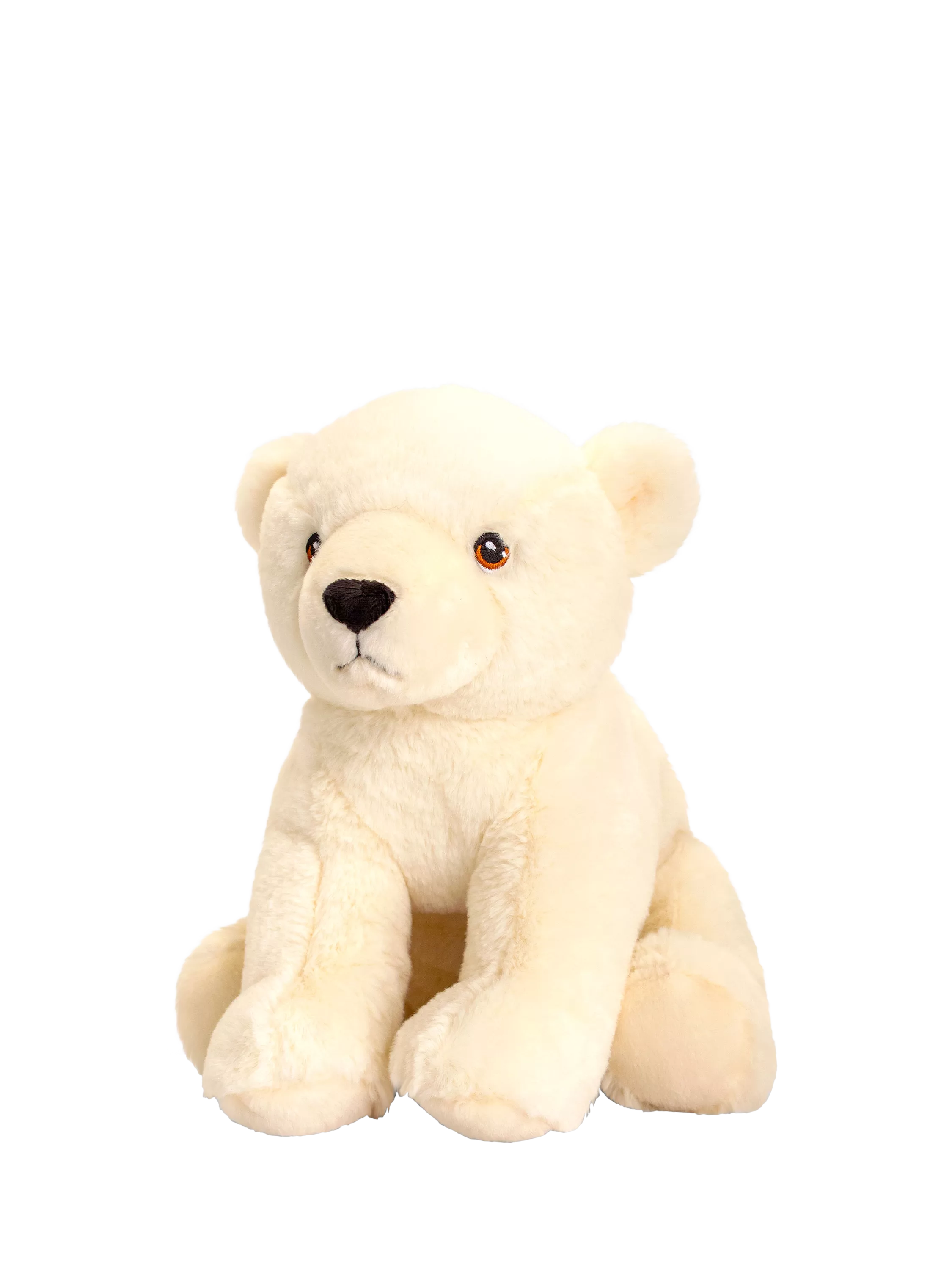 Keel Toys Keeleco Polar Bear soft toy 25cm, UK version