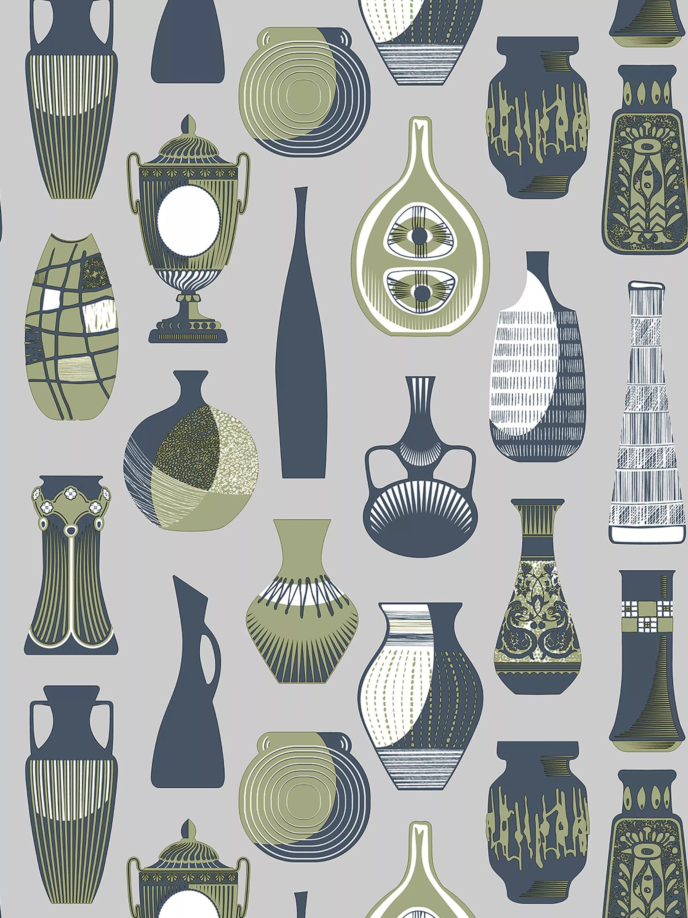 Mini Moderns Vessel wallpaper Concrete (British brand)