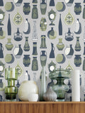 Mini Moderns Vessel wallpaper Concrete (British brand)