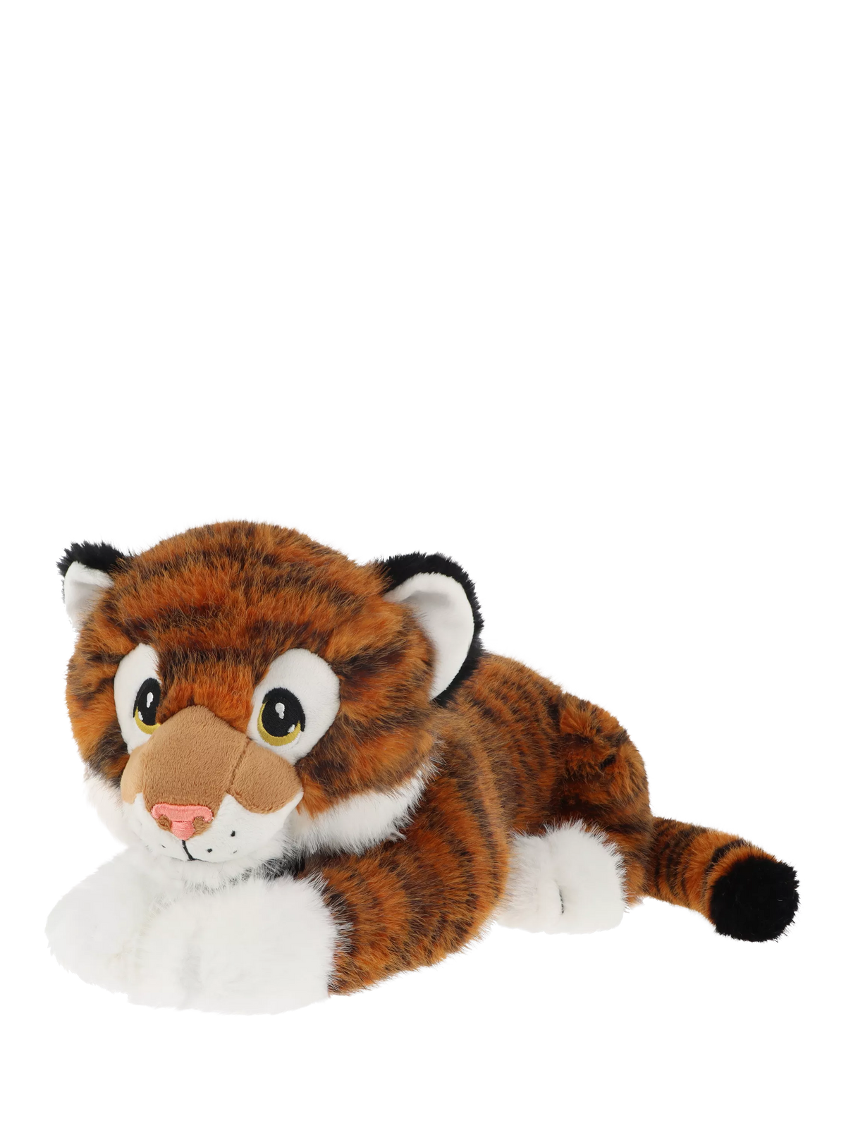 Keel Toys Keeleco Jungle Cat Tiger Plush Soft Toy, 35cm