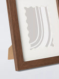 John Lewis wood effect walnut photo frame 5x7 inches - British product