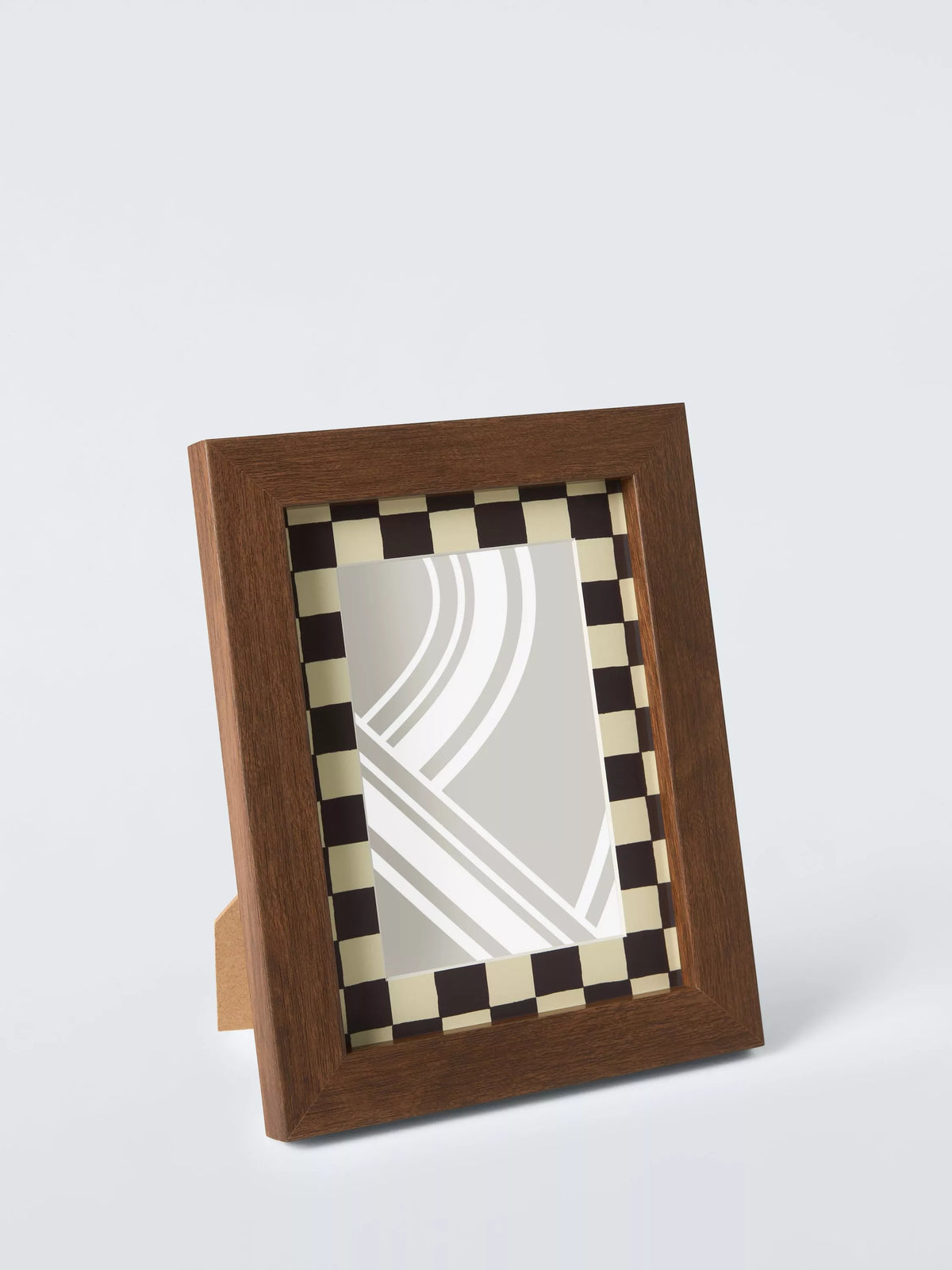 John Lewis walnut frame 4x6 check mount, imported from the UK