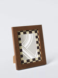 John Lewis walnut frame 4x6 check mount, imported from the UK