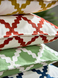 Scion Swithland furnishing fabric with geometric trellis design - British product
