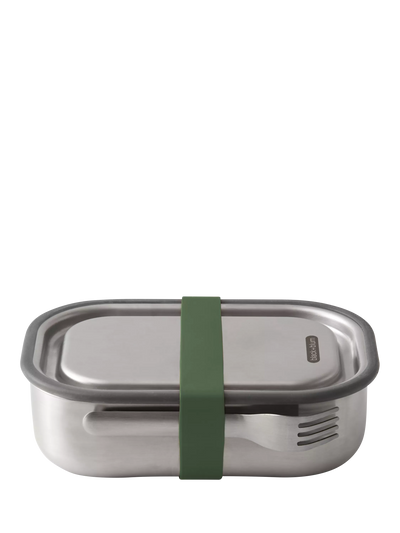 John Lewis black+blum Large Stainless Steel Leak-Proof Lunch Box 1L Olive- Buy online at McGrocer