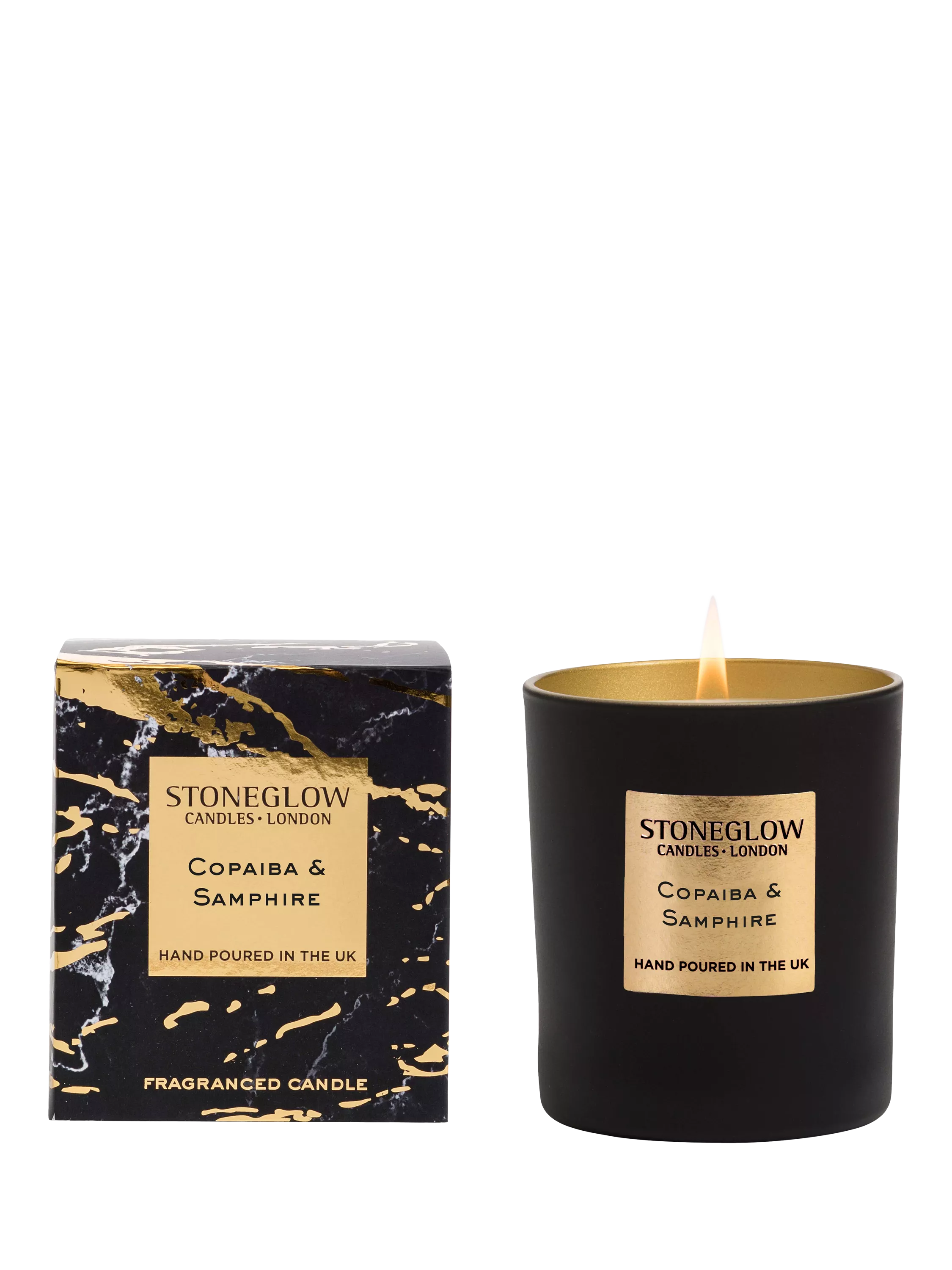Stoneglow Luna Copaiba & Samphire scented candle 220g - British product