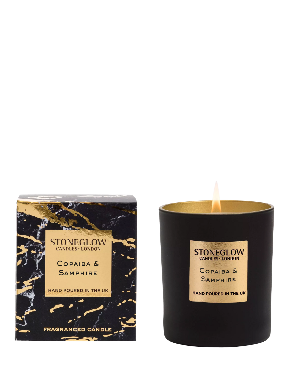 Stoneglow Luna Copaiba & Samphire scented candle 220g - British product