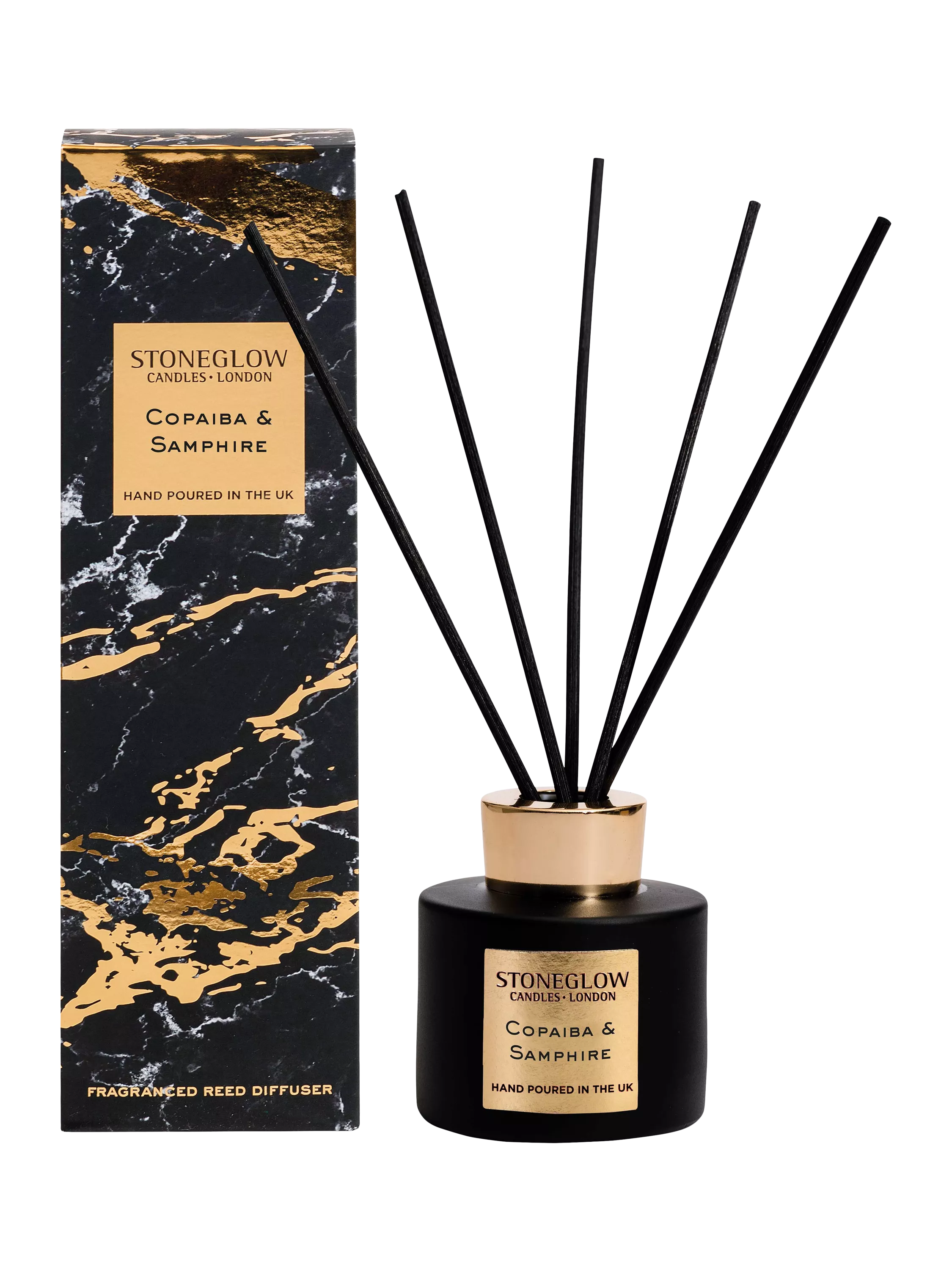 Stoneglow reed diffuser Copaiba & Samphire 120ml - British product