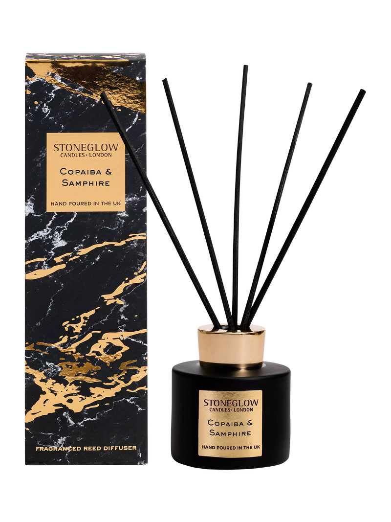Stoneglow reed diffuser Copaiba & Samphire 120ml - British product