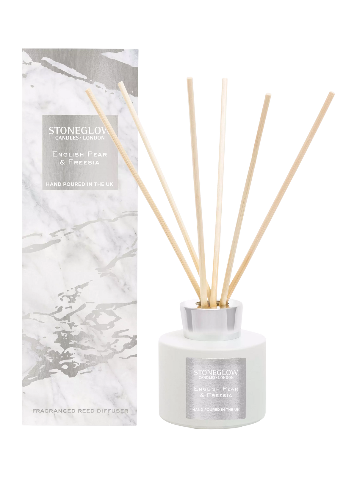 Stoneglow English Pear & Freesia reed diffuser 120ml, UK version