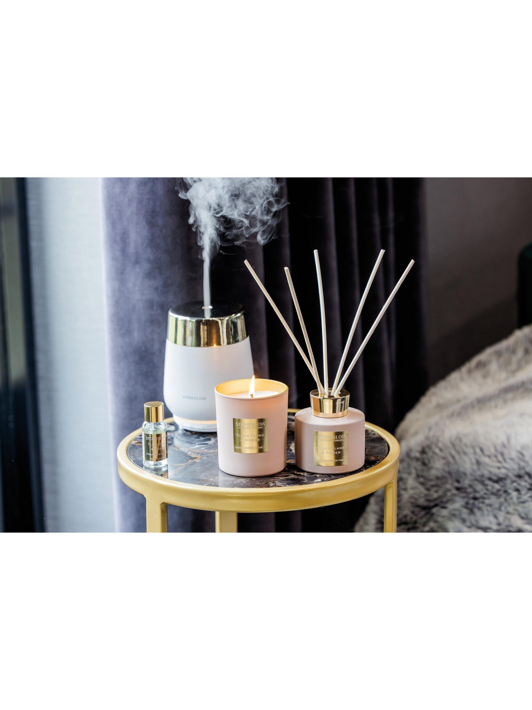 Stoneglow Luna Ylang Ylang & Amber reed diffuser 120ml (British brand)