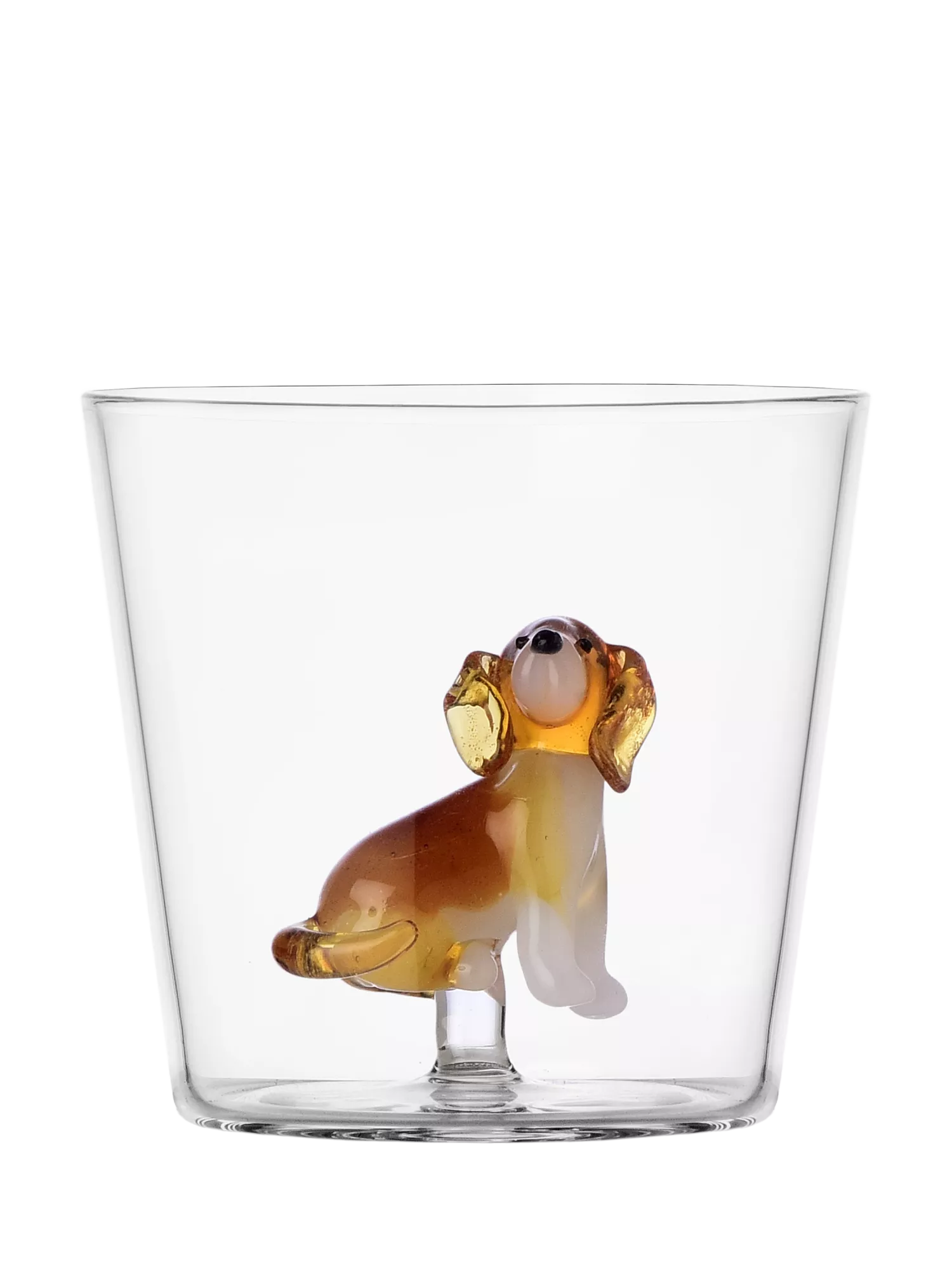 Ichendorf Milano glass tumbler golden retriever design 350ml - British product