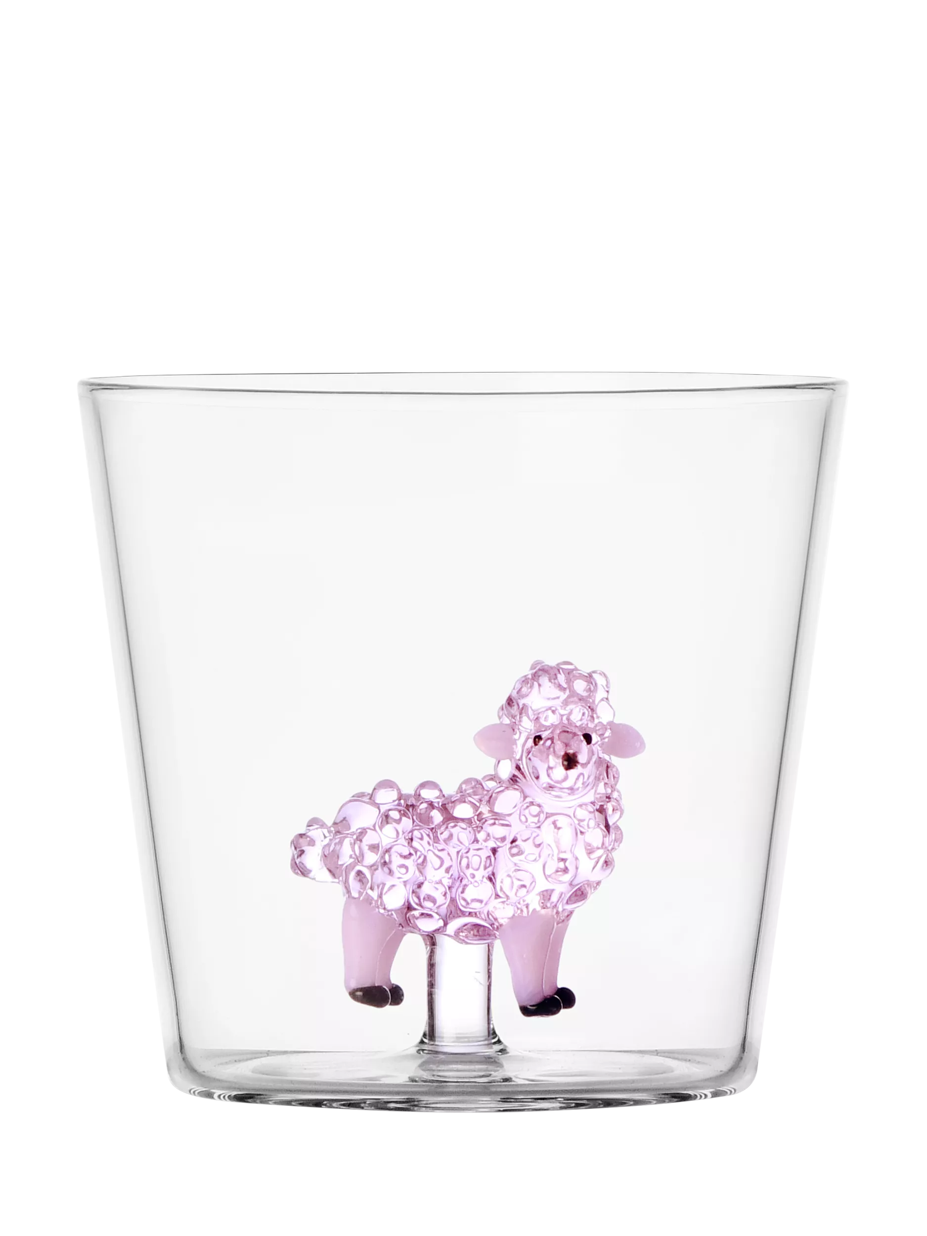 Ichendorf Milano glass tumbler with sheep design 350ml (British brand)