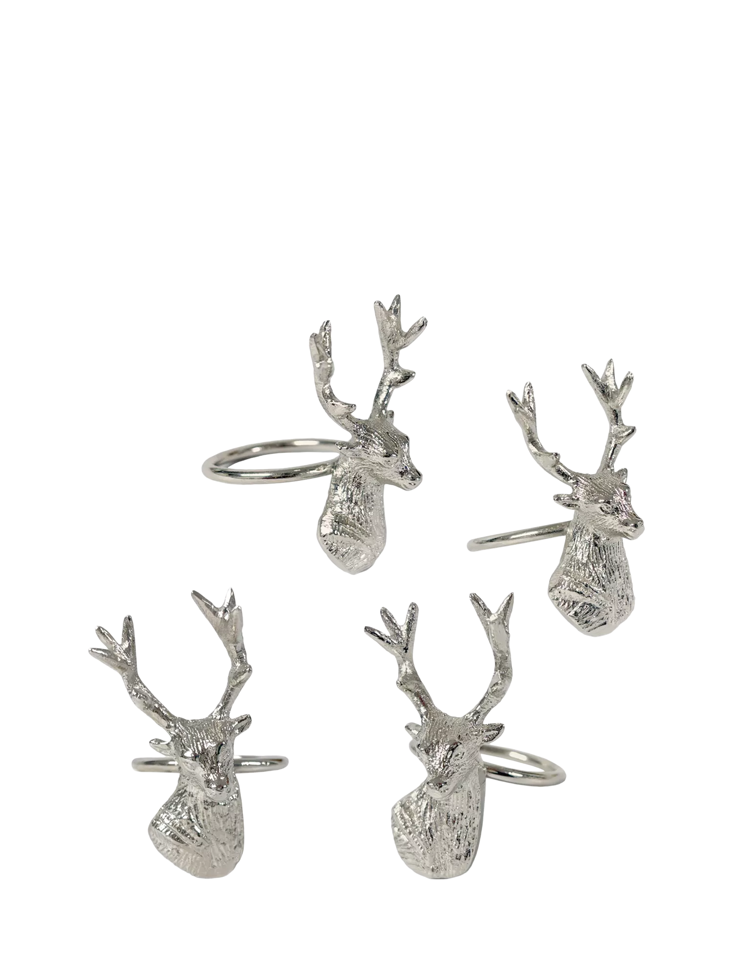 Culinary Concepts stag napkin rings set of 4 - British product