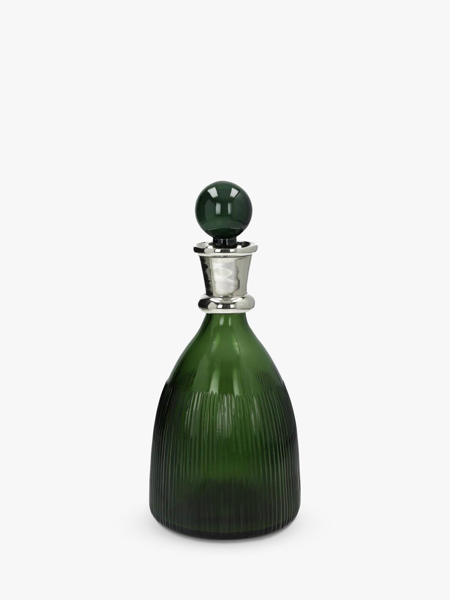 Culinary Concepts Emerald Glass Port Decanter 800ml - British product
