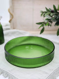 Culinary Concepts glass tray emerald 31cm - British product