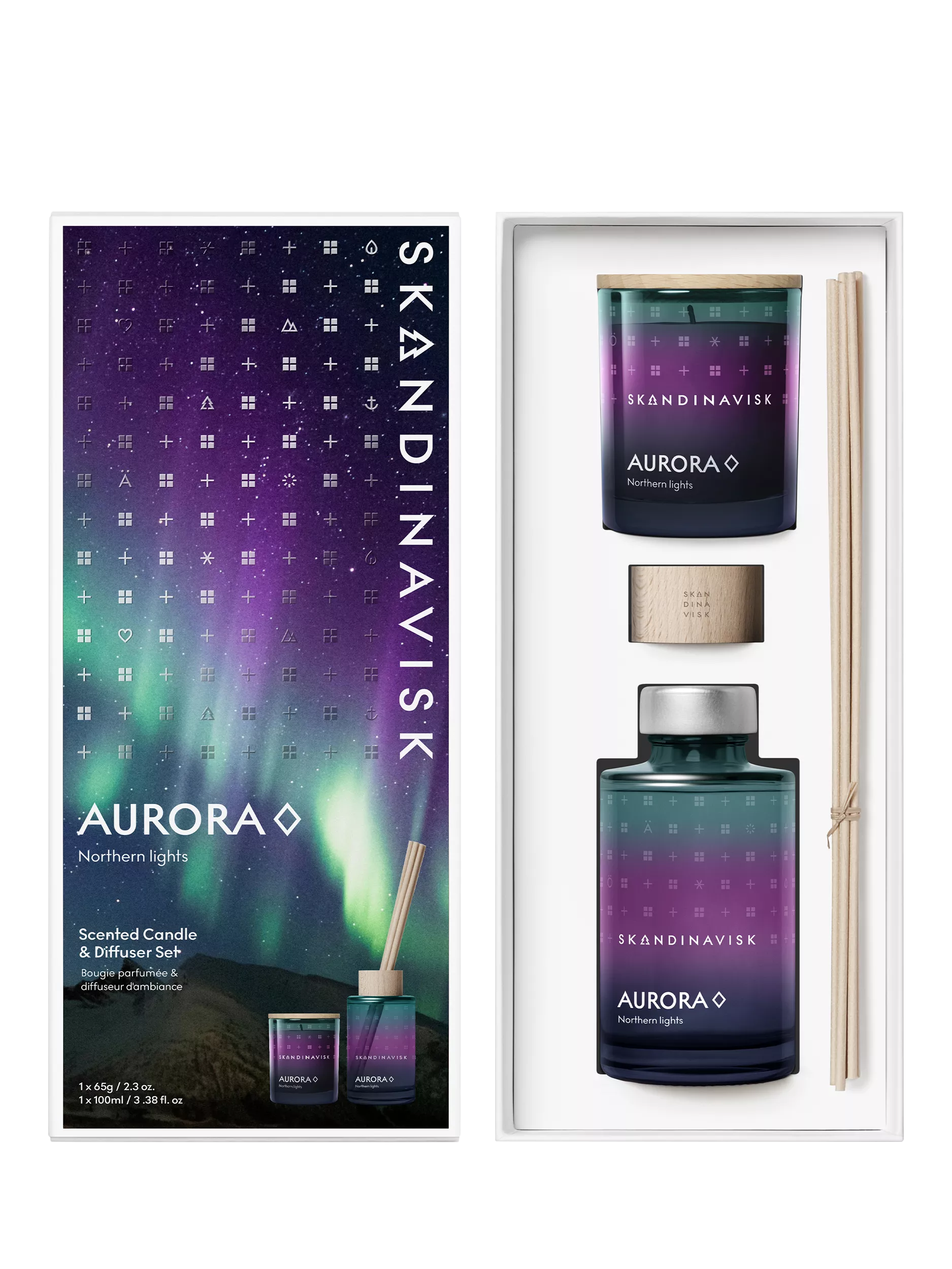 SKANDINAVISK Aurora home fragrance gift set, imported from the UK