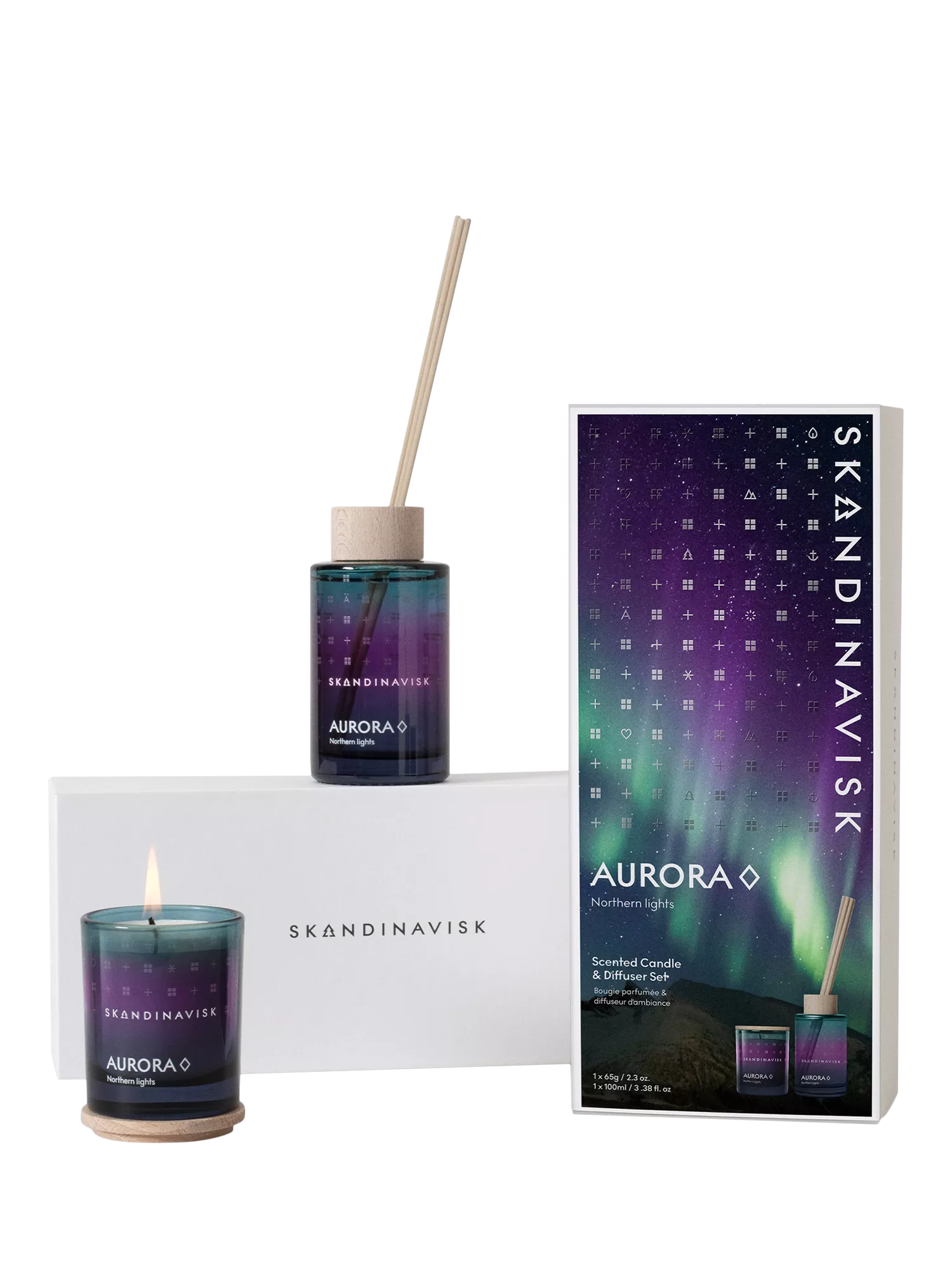 SKANDINAVISK Aurora home fragrance gift set, imported from the UK