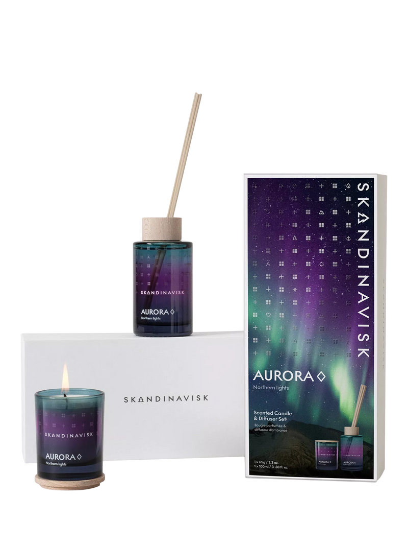 SKANDINAVISK Aurora home fragrance gift set, imported from the UK