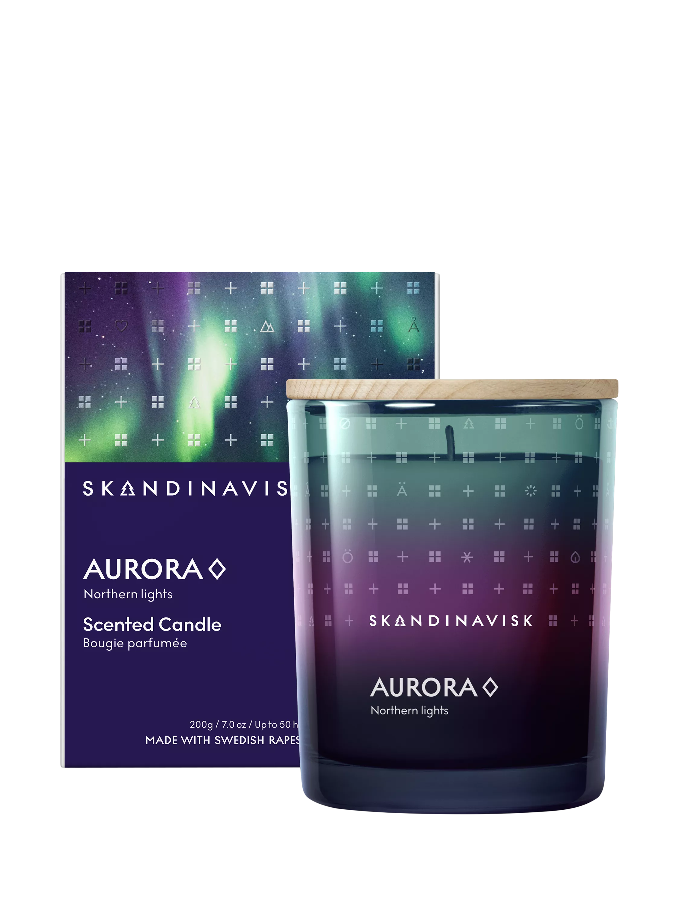 SKANDINAVISK Aurora scented candle 200g, imported from the UK