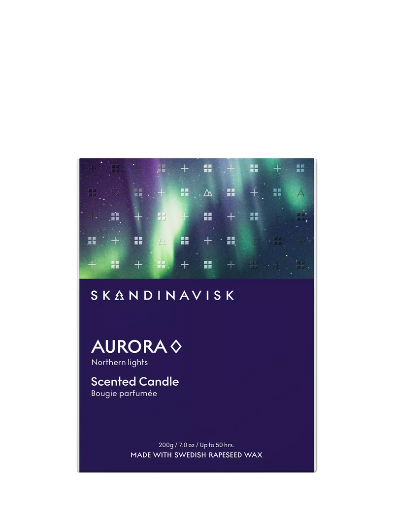 SKANDINAVISK Aurora scented candle 200g, imported from the UK