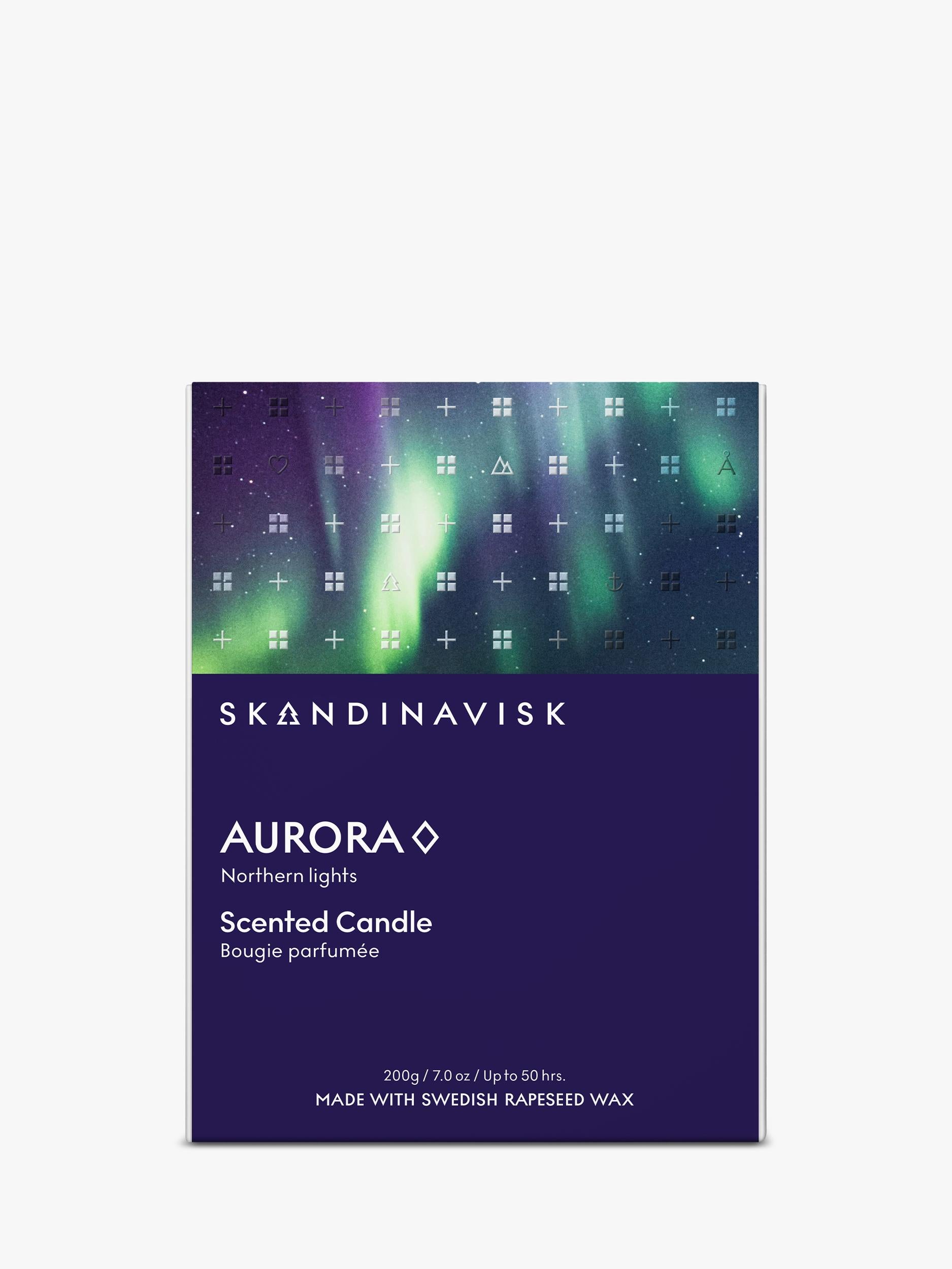 SKANDINAVISK Aurora scented candle 200g, imported from the UK