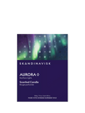 SKANDINAVISK Aurora scented candle 200g, imported from the UK