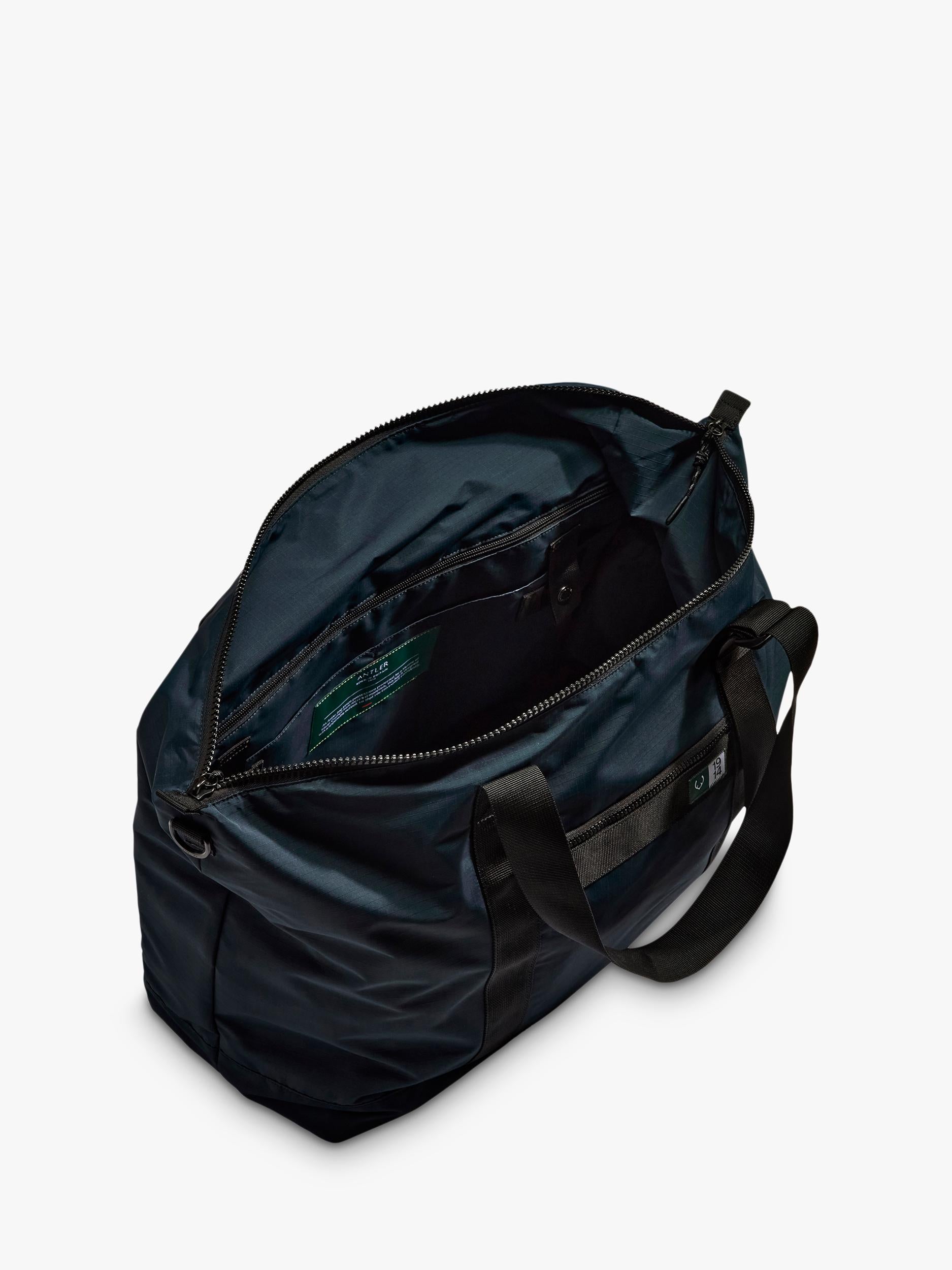 Antler weekender bag made from recycled ripstop fabric (British brand)