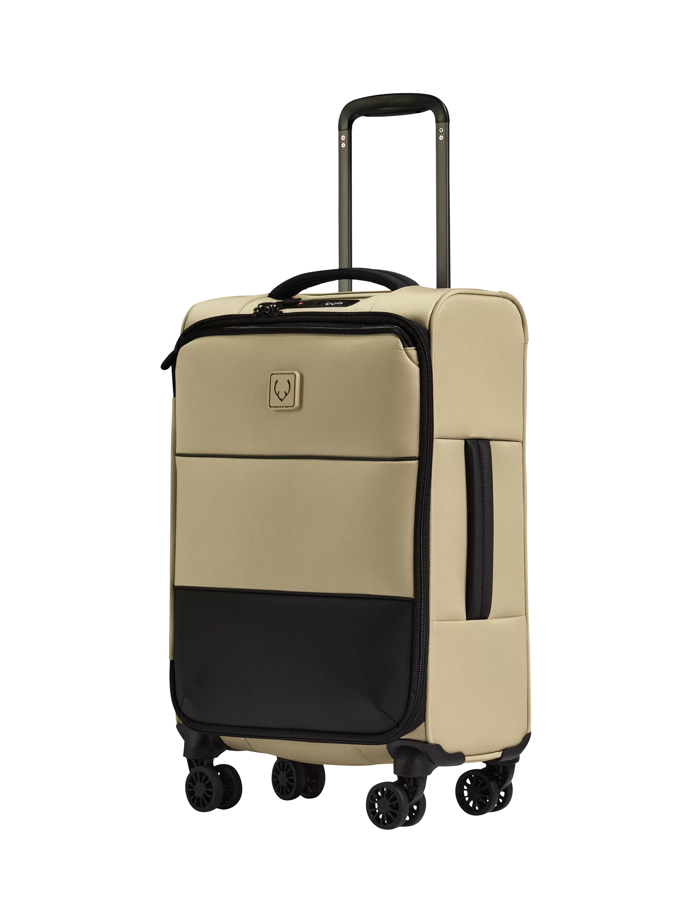 Antler Soft Stripe 2.0 cabin suitcase 55cm sand - British product