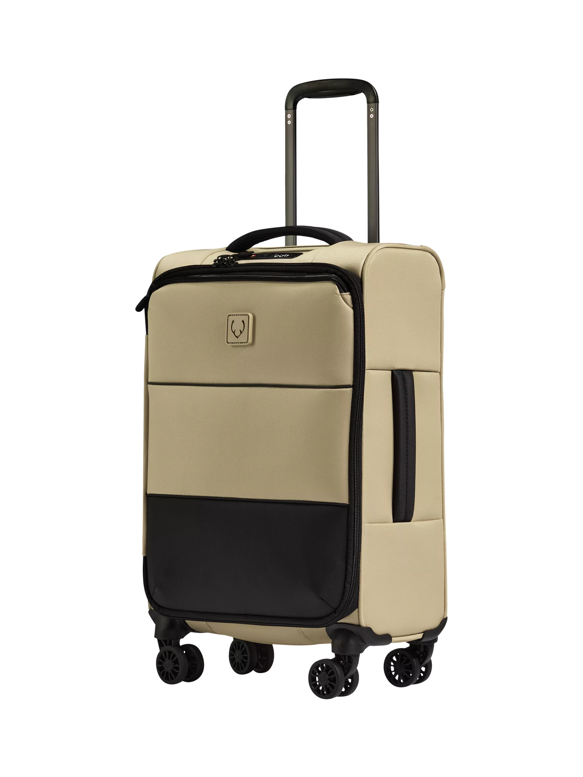 Antler Soft Stripe 2.0 cabin suitcase 55cm sand - British product