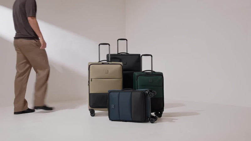Antler Soft Stripe 2.0 expandable suitcase 81cm - British product