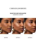 Carolina Herrera Nude Couture cream to powder highlighter 8g, imported from the UK