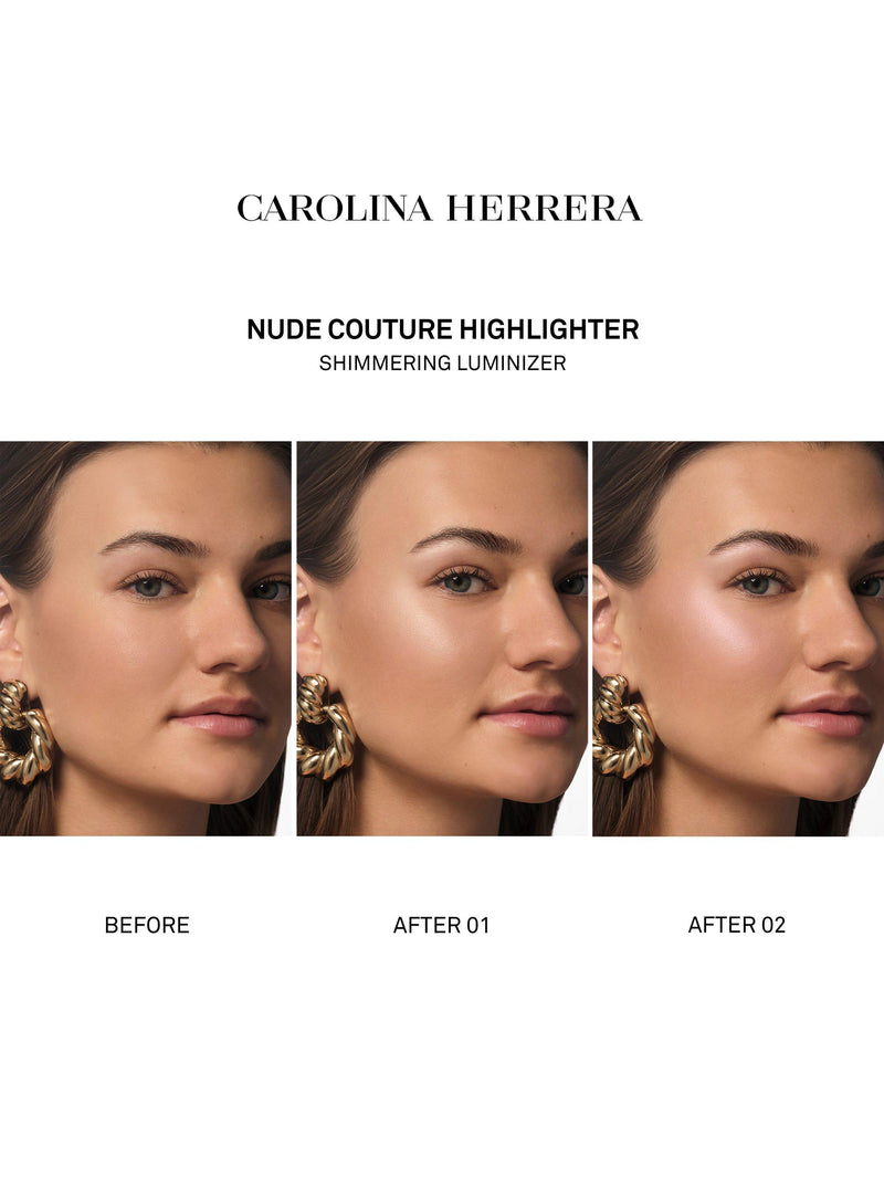 Carolina Herrera Nude Couture cream to powder highlighter 8g, imported from the UK