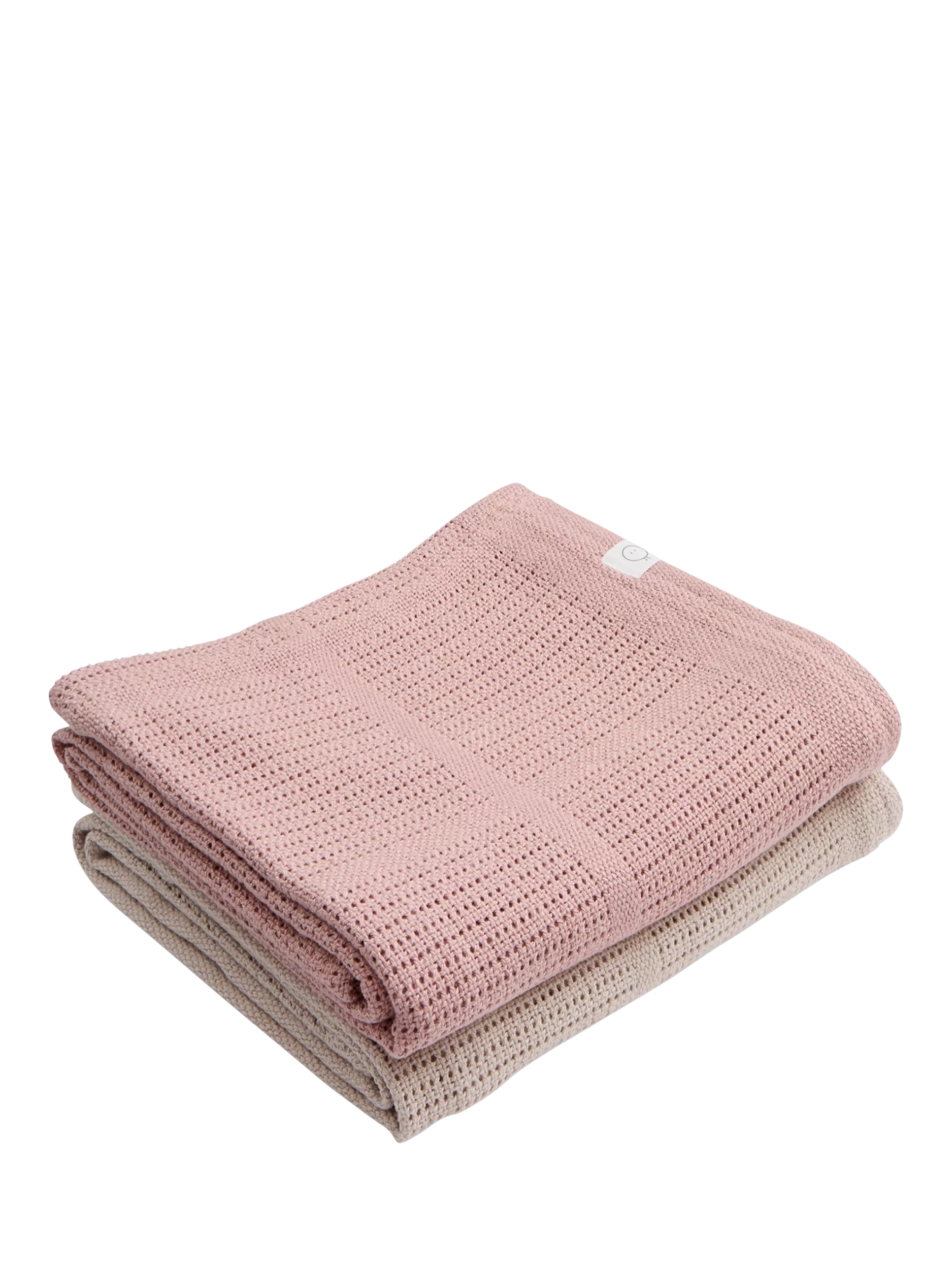 MORI Baby Cotton Blend Cellular Blanket Pack of 2