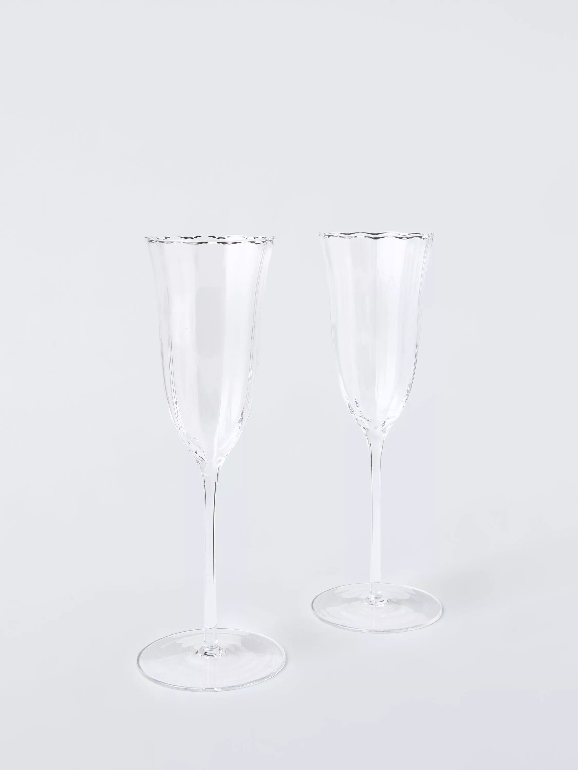 John Lewis tulip champagne flutes 160ml set, UK version