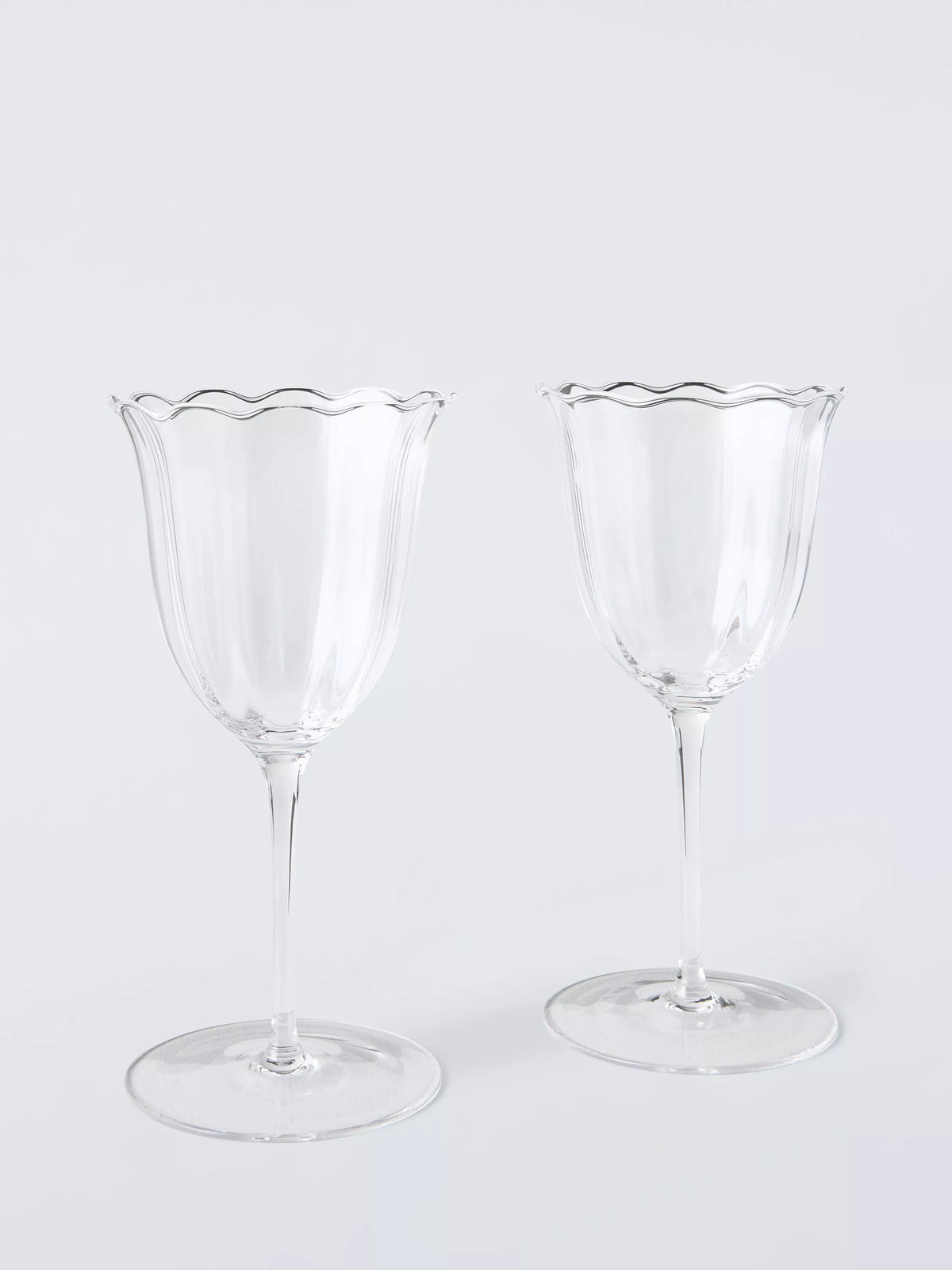 John Lewis tulip wine glasses set of 2 100ml - British product