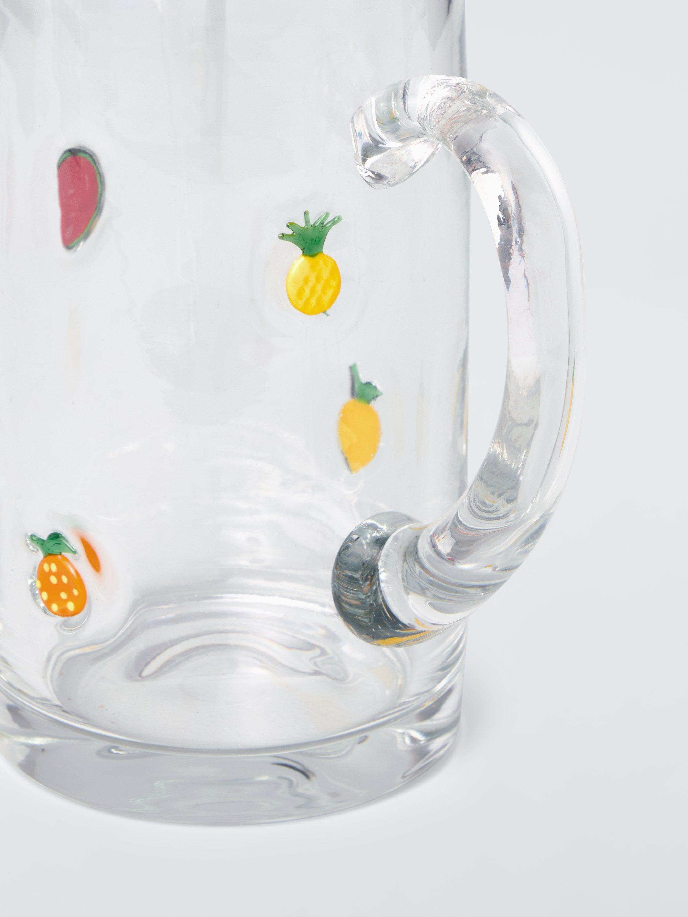 John Lewis Mixed Fruits Icon glass jug 1.3L - British product