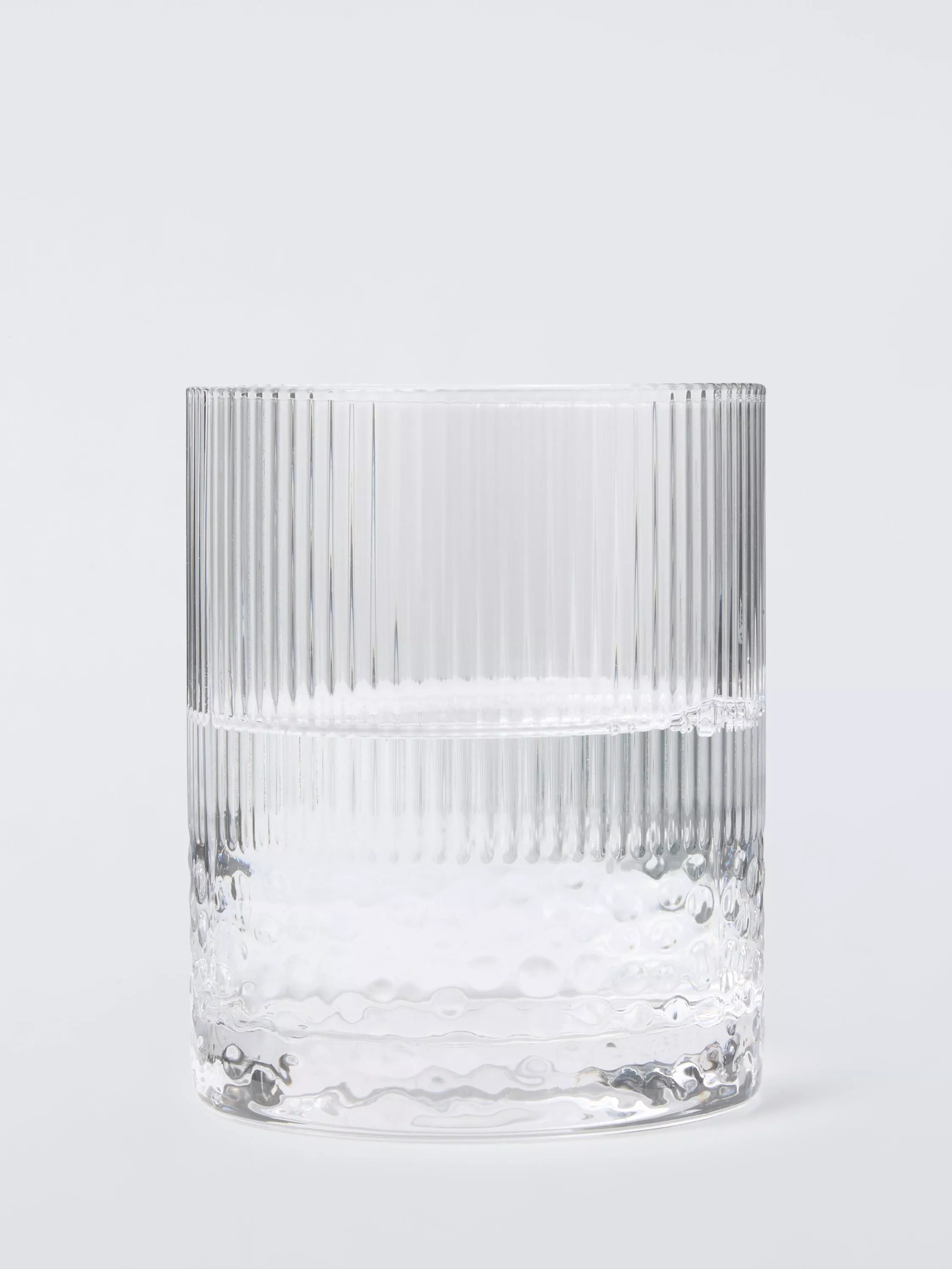 John Lewis optic glass tumbler 370ml, imported from the UK