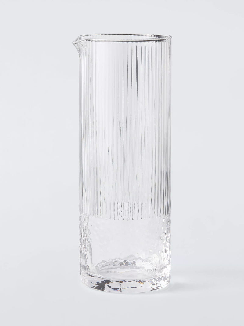 John Lewis clear optic glass carafe 1.2L, UK version