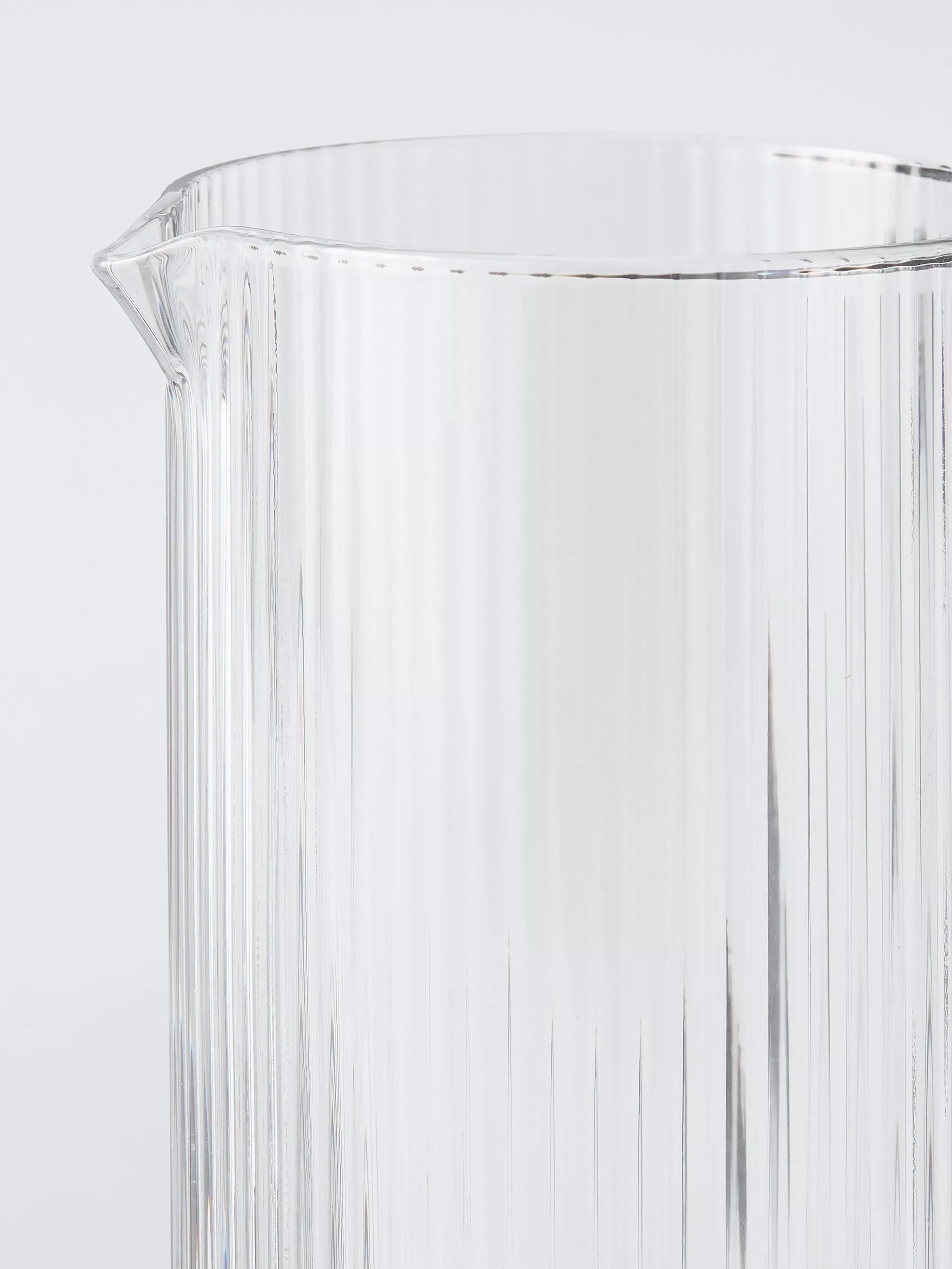 John Lewis clear optic glass carafe 1.2L, UK version