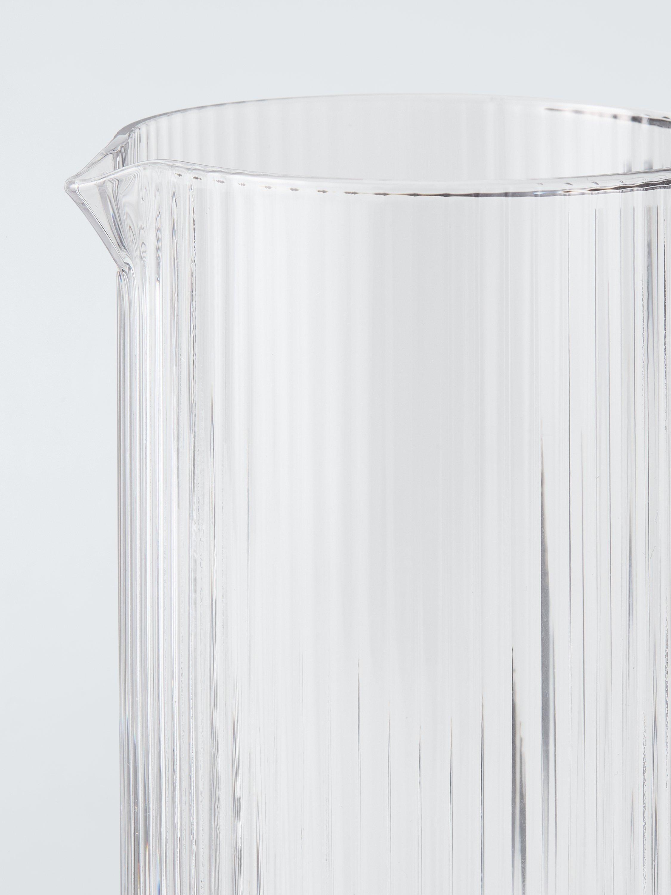 John Lewis clear optic glass carafe 1.2L, UK version