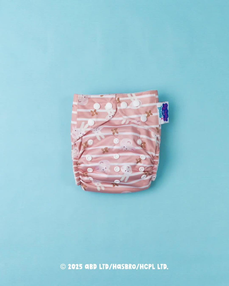 Modern Cloth Nappies reusable nappy Clouds Peppa one size (British brand)