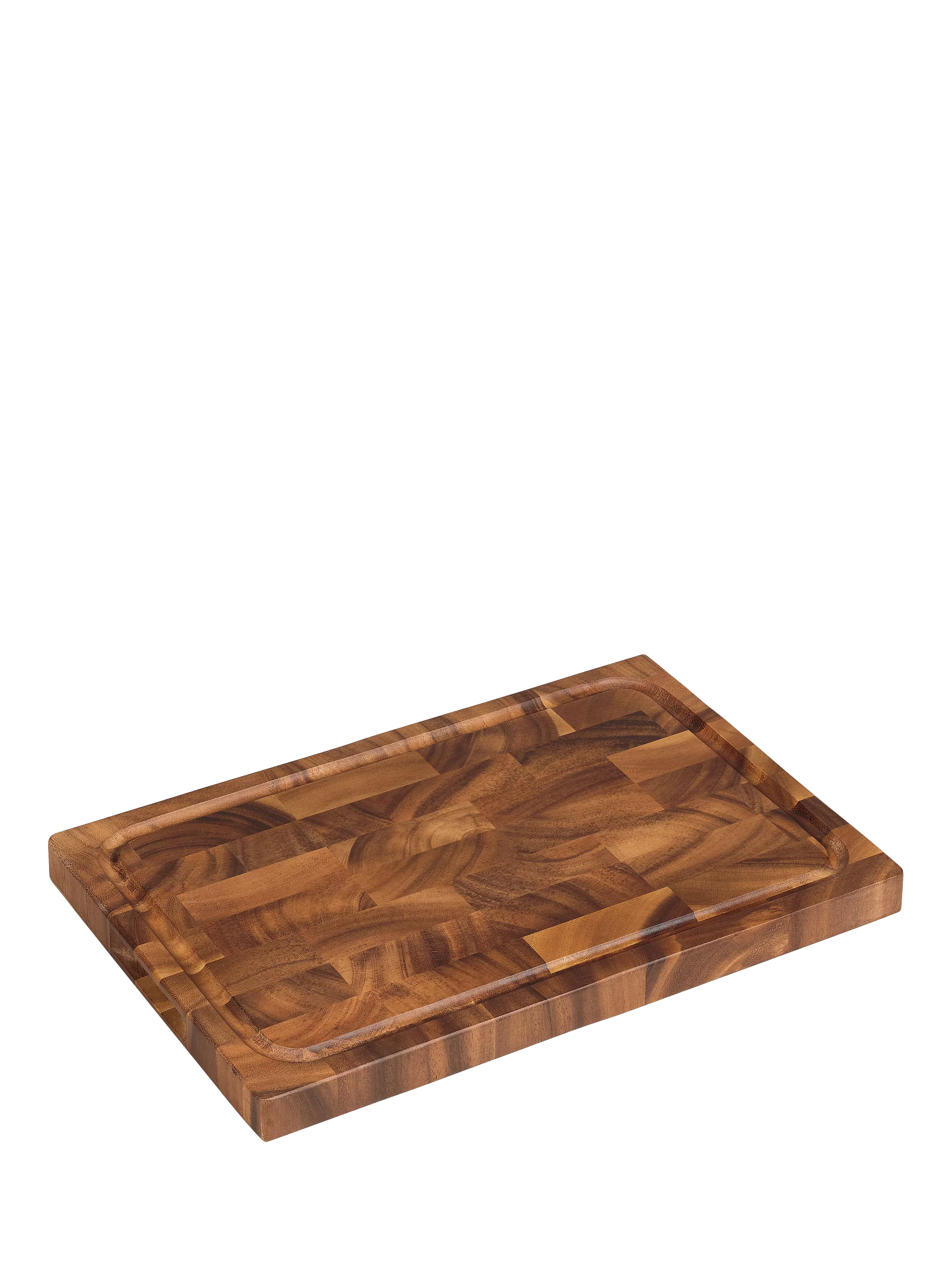 Tala acacia wood chopping board with juice grooves 42cm, imported from the UK