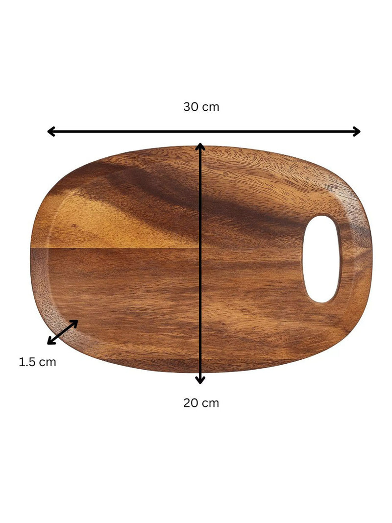 Tala oblong acacia wood chopping board 30cm - British product