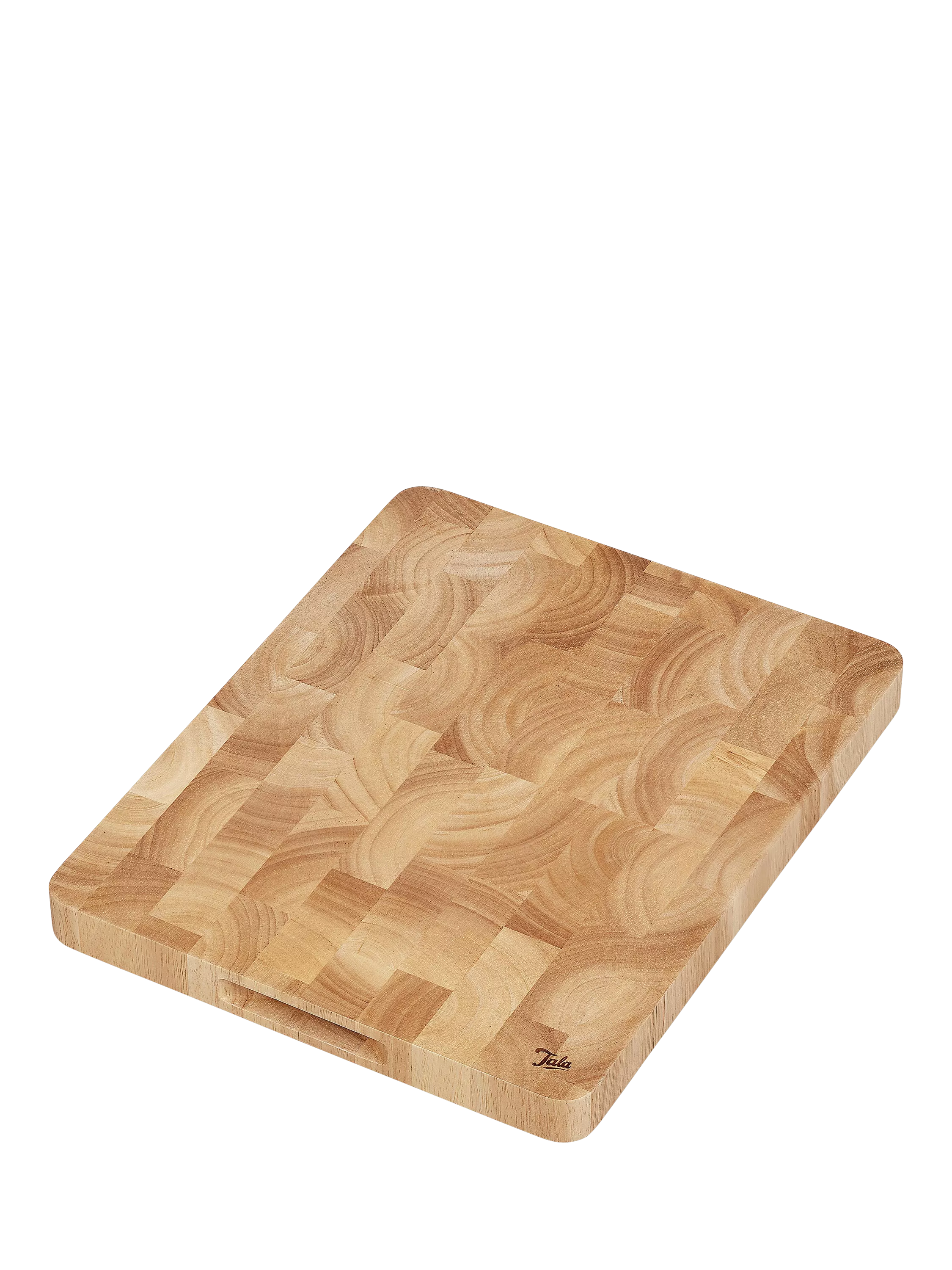 Tala rectangular rubber wood end grain chopping board 37cm, imported from the UK