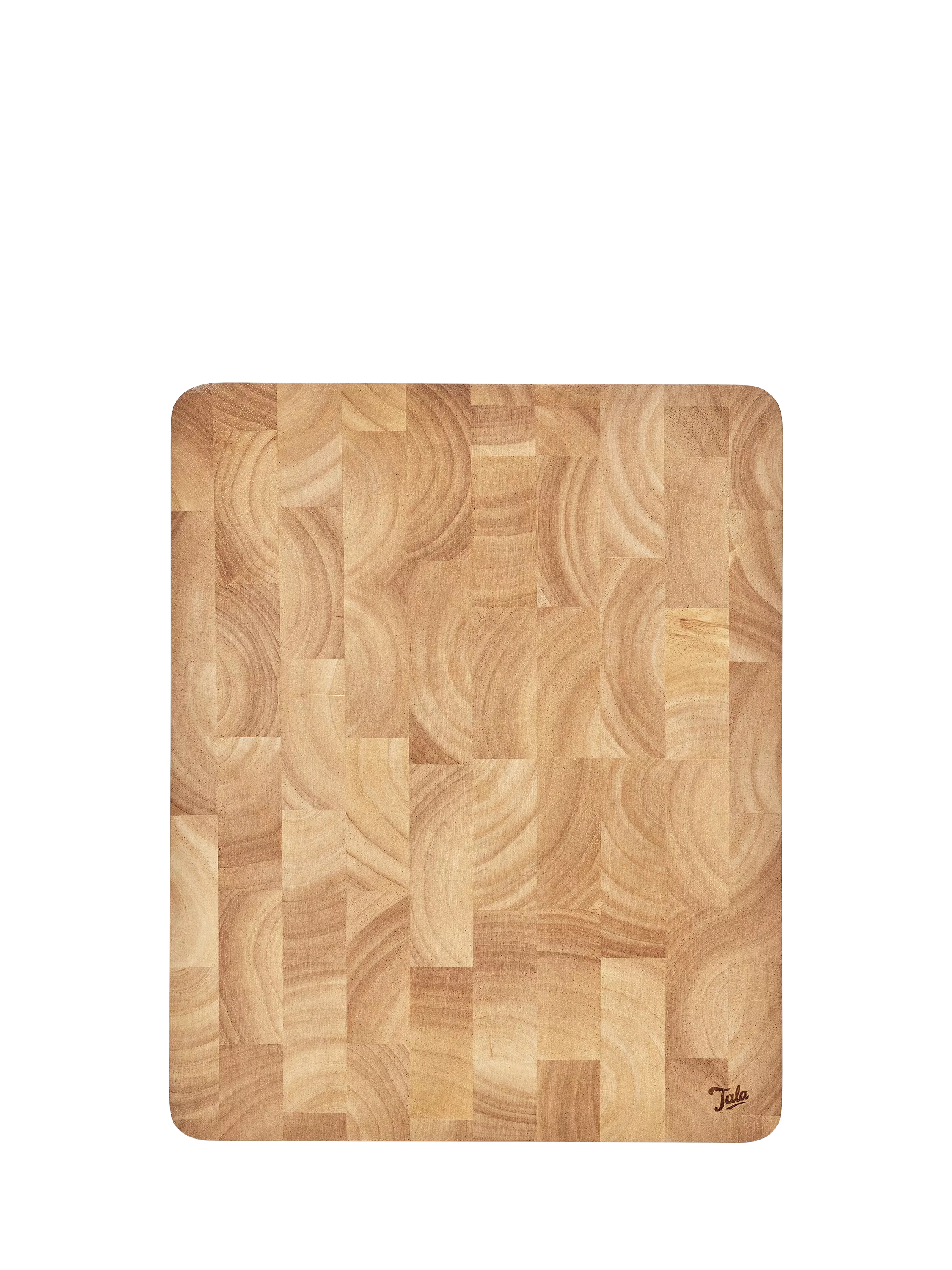 Tala rectangular rubber wood end grain chopping board 37cm, imported from the UK